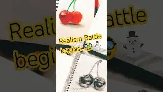 Oil Pastel vs Pencil: Cherry Realism Art #pencilart