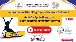 International Disability Day 2025 | Celebrate Abilities&ndash;Not Disabilities |Jeevanshaili Online Event