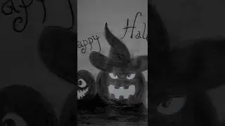 Halloween Art 🎃 | Happy halloween #shorts #halloween #spookyseason