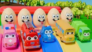 Finger family and Baby shark Song | Learn color and long slide | Baby Nursery Rhymes & Kids Song