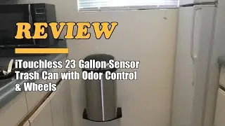 Review 2024: iTouchless 23 Gallon Touchless Sensor Trash Can