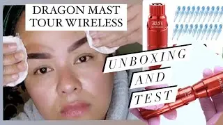 #dragonhawk Mast Tattoo Tour Wireless KIT #firstimpression and Ombr&eacute; Brow Touch up  #unboxing