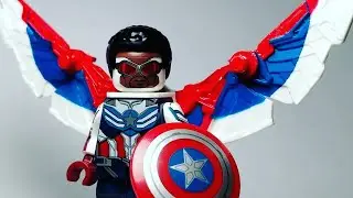 Unofficial Lego New Captain America (The Falcon,Sam Wilson) The Falcon and the Winter Soldier