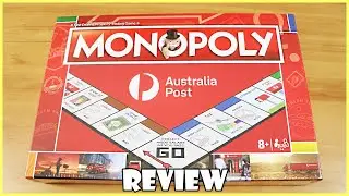 Australia Post Monopoly Board Game Review! | Board Game Night