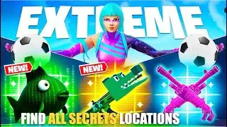 EXTREME 1V1 FREE FOR ALL ALL GUNS MAP FORTNITE CREATIVE - ALL SECRETS LOCATIONS PART 10