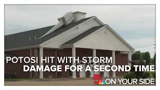 Potosi hit with storm damage for second time this month