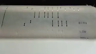 Yellow Bird on Playrite Player Piano Roll 