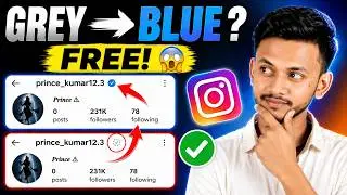 How to Convert Instagram Grey Tick to Blue Tick | Get Instagram Blue Tick for Free