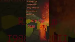 The John Doe Files Clip   R I P  Tim #roblox #sad #horror #arg
