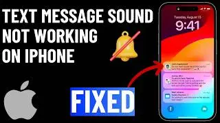 Fix iPhone Message Notification Sound Not Working