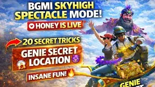 BGMI Skyhigh Spectacle is back | LIVE Genie | custom Room With Subscribers 😱 | Honey is live 🔴