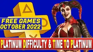 Free Playstation Plus Games October 2022 | PS Plus Essential PS4, PS5 - Platinum Difficulty?!