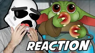 Stormtrooper Reacts to GROGU Eating Eggs