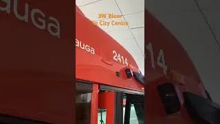 (First miway external) 3W city centre external announcement #transit #mississauga