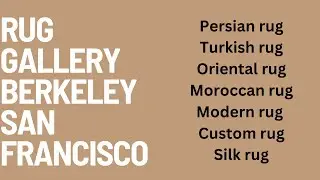 Rug gallery Berkeley, San Francisco #ruggallery #modernrugs #rugstore #rugshop #customrugs