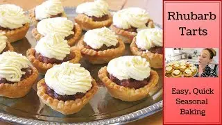 EASY | DELICIOUS Rhubarb Tarts