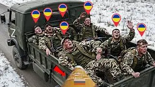 Rare Moment: Ukrainian Truck Convoy reportedly struck by FPV Drones &ndash; Situation in Pokrovsk