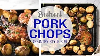 Oven Baked Pork Chops with Potatoes