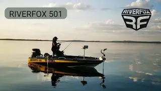 Ł&oacute;dź wędkarska RIVERFOX 501 + Suzuki DF60 i Honda BF100