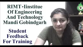 RIMT-Iinstitue Of Engineering And Technology Mandi Gobindgarh - Student Feedback