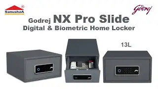 Godrej NX Pro Slide Locker | Sleek, Stylish & High Security Drawer Safe for Your Almirah | Digi+ Bio