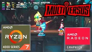 MultiVersus - AMD Ryzen 7 4700U - Radeon Vega 7 (Integrated Graphics) - Test Gameplay