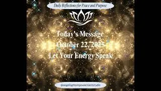 Let Your Energy Speak #CalmPresence #EnergyMatters