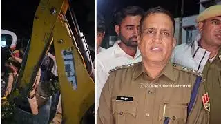 निंबड़ी माता मंदिर में घुसी MR ट्रेवल्स की बस,मंदिर को पहुंचा नुकसान, ड्राइवर समेत 4 घायल