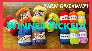 💚Winner Picked! Paintbox + Lily&rsquo;s Sugar n Cream Rainbow Cotton Yarn Giveaway / Review #yarn #crochet