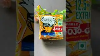 Gojo Parle G Art #shorts #kakashi #drawing