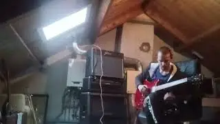 Open (Dsus4 - Dadgad tuning) clean test - Harley Benton HB35-CH