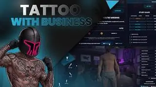 FiveM Tattoo | Employees with leveling, passive sales, minigame, business system, realistic workflow