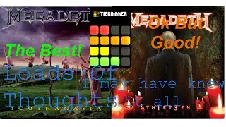 Ranking Megadeth Albums(￼Tierlist)