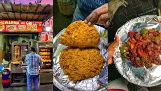 Spicy lemon grill chicken with massive chicken shawarma || Foodozers