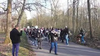 G&uuml;lle Schl&uuml;ch Basel (Marschprobe Lange-Erlen/ 9.2.2025)