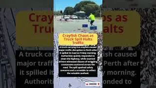 Crayfish Chaos as Truck Spill Halts Traffic