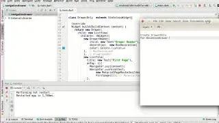 Example NavigationDrawer Android With Flutter