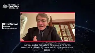 GTF Leaders Summit Europe - Brussels 2021 / David Sassoli, President of European Parliament