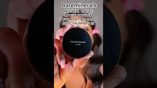 bareminerals ORIGINAL MATTE LOOSE POWDER FOUNDATION #shortsfeed #bareminerals