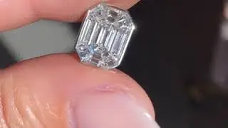 Pie cut diamond pendant #piecutdiamond #emeraldillusion #bezelsetting