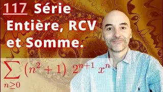 117- &Eacute;tude d'une s&eacute;rie enti&egrave;re -  #maths #mathsup #mathsp&eacute;