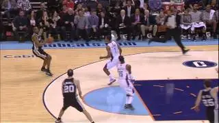 Manu Ginobili Amazing Pass To Tiago Splitter