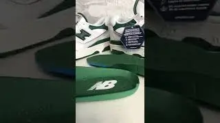 Unboxing new balance 550 white green