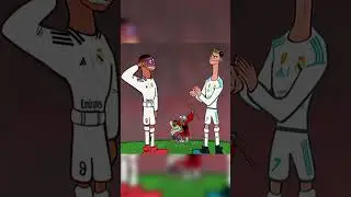Mbappe is back💀 #footballanimation #shorts #kartun