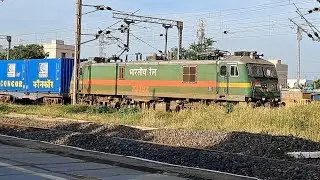 CONCOR train railroad crossing...!