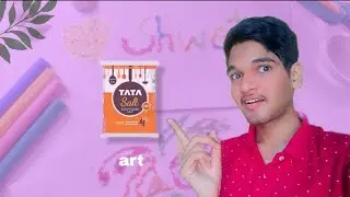 Salt art , very easy and  satisfying,  #trending , let's try with me