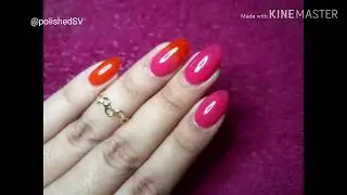 Ombr&eacute; nails with 3-in-1 gel polish | Le Mini Macaron gradient nailart!