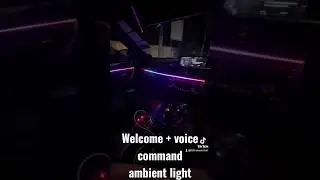 Ambient light special voice command + welcome #666carautomart #666caraudioaccessories