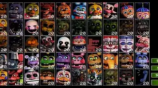 я пришёл 50 на 20 в ultimate custom night