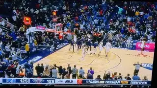 Brandon Ingram HITS DEEP GAME WINNER AGAINST TIMBERWOLVES